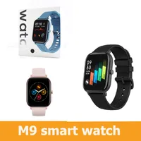 Mais novo M9 Android Sport Smart Watch Pulseira Fitness Tracker e Sleeping Tracker impermeável SmartWatch M9 PK T500 116Plus Watch