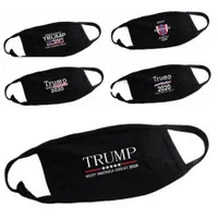 Magazzino americano Stock Trump Election Cotton Black Party Masks Tenere American Great Anti-Dry Designer Masks Stampato Maschera facciale lavabile FY9122