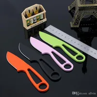 Высочайшее качество 4 стиль маленький шеи нож с фиксированным лезвием фруктовый нож 5C13 цветные лопатки с покрытием открытый кемпинг охотничьи ножи EDC