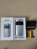 Eken V5 الذكية واي فاي فيديو جرس الباب الكاميرا البصرية الاتصال الداخلي مع الرؤية الليلية IP باب جرس اللاسلكية الأمن المنزلية كاميرا