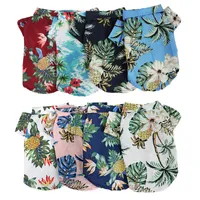 Hawaiian style Dog Clothes Puppy Pet Clothes Summer Clothing For Small Medium Dogs Chihuahua Cat Rabbit Coat Jacket York Apparel