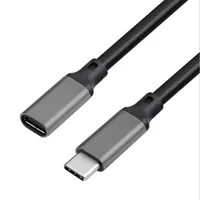 Тип C Удлинитель кабелей Удлинитель PD100W 5A 10GBPS Мужчин для женщин USB 3.1 USB-C Тип-С Зарядки данных Провода