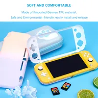 100% Новые данные лягушка защитный чехол для Nintendo Switch Lite Console Hard Case Skin Sken See Mix Красочная задняя крышка