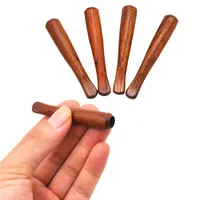 Mini tubo di fumo in legno 73mm Portasigaretta in legno Portabicchieri da fumo tubo portatile Tobacco Tubi Erbe Strumento di Combustione Accessori per fumare