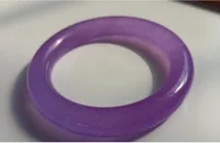 56-60 мм натуральный круглый фиолетовый кварцит нефритовый браслет
