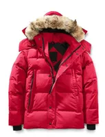 남성용 재킷 겨울 겨울 4 번 파카 homme jassen chaquetas 외부웨어 늑대 모피 후드 Manteau Wyndham Canada 재킷 코트 Doudoune Qzxr