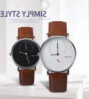 Atacado Oktime Mens Ultrathin Wrist Watches de couro de luxo nylon machos impermeável relógio de quartzo Montre homme Marque de Luxe