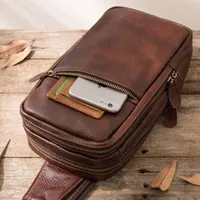 hbp aetoo 01 retro male chest baotou layer leather casual large capacity leather oil leather mens bag chest bag male
