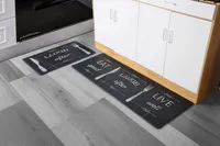 Anti-Müdigkeit Küchenboden Matten Memory Foam Dicke dicke Teppiche für Küchen-Set von 2 rutschfeste wasserdichte Komfort stehende Matte