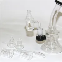 Quartz Banger Dab Nail with Spinning UFO Carb Cap and Glow in The