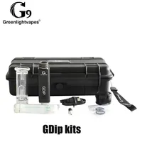 100% Original G9 Greenlightvapes Gdip Kit Wax Dap Pen 1000mAh Battery And Overheat Protection With 2 Vaper Tips w2 w3 Genuinea41a52a49 a17