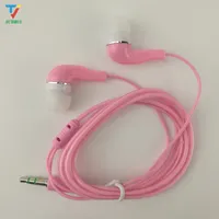 300pcs/lot 1M Good Quality 3.5mm Stereo Soft transparent In Ear Earphone for Huawei Xiaomi Sony Wholesale Cheap