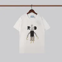 デザイナーメンズTシャツラグジュアリークラシックスウェット手紙男性服絵画デザインファッションメンズTシャツのフルサイズS-XXL