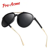 Sonnenbrille Pro 2022 Brand Design Männer Polarisierte TR90 -Rahmen Vintage Pilot -Sonnenbrille für Zonnebril Heren PC15031