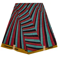 Верфь Дизайнер Африканской Ткань штриховкая Мужчины Одежда Материал полиэстер ткани печать воск для женщин вечернего платья