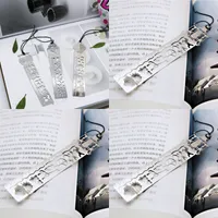 4 Styles Classical Metal Ruler Bookmark Creative Student Gifts Antique Gifts Retro Stationery Steel Fashion Ruler Bookmark 159 N2