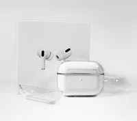 Custodia custodia protettiva PC Clear per iPhone Airpods Pro Wireless Headset Silicone Airpod Bag Case