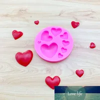 Vário amor coração forma silicone bolo molde de cozimento molde de silicone para sabão cookies fondant bolo ferramentas bolo decorando