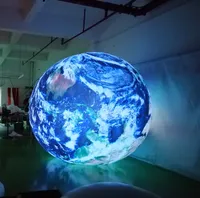 2m a LED sospeso gonfiabile gigante gigante gonfiabile a sfera per la decorazione degli eventi