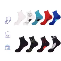 Cheap Wholesale Summer Men&#039;s Breathable Running Socks Wear-Resistant Short Tube Sports Socks Women Fashion Leisure Y1222