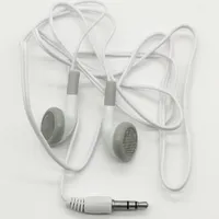 500 шт. / Лот Оптовая продажа без микрофона 3,5 мм белые наушники одноразовые наушники для наушников для MP3 MP4 мобильный телефон ECT дешевле
