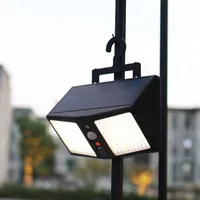 3 Kolor 2000 Lumenów Oświetlenie słoneczne Lampy ścienne 6 Tryb Pilot zewnętrzny Light Yard Garden Street Led Lights