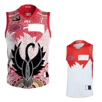 Ventes chaudes 2020 2021 2022 ALL AFL Jersey Geelong Cats Essendon Bombers Adelaide Crows St Kilda Saints GWS Giants Guernsey Rugby Jerseys Sinlet