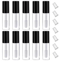 1.2ML Mini Empty Lip Gloss Containers Bottle Cosmetic Container Tube & Rubber Stoppers for Lip Samples Travel Split
