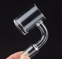 Hot Banger Quartz Banger Nail 4mm Bottom 25mm od 10mm 14mm 18mm maschio femminile Dominy Nails per DAB RIG