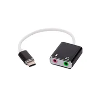 USB C Type C Type-C External Sound Card Hi-Fi Magic Voice 7.1 CH Audio Card Adapter Earphone Microphone Speaker for Laptop1