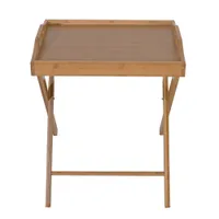Oturma odası mobilya katlanır yemek masası sel ayakta çay masa masası bambu ahşap renk eviz