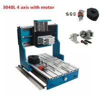 CNC 라우터 프레임 3040 3 축 4 축 선형 가이드 WOR DIY 조각 드릴링 밀링 머신 모터 NEMA 23 옵션