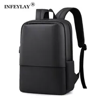 Infeylay 남자 비즈니스 배낭 방수 여행 노트북 배낭 패션 학생 학교 배낭 디지털 가방 여자 mochila 220224