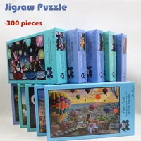 Jigsaw Puzzle avec photo Puzzle 300 pièces Mini Jouets de puzzle en bois pour adultes Enfants Jeux éducatifs Jouets 201218