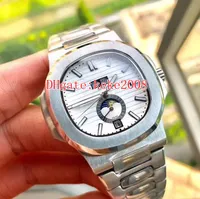 5 farben Ausgezeichnete Qualität U1 gute Armbanduhren 5726 / 1A 40.5mm Klassische Edelstahl mechanische transparente automatische Herrenuhr Uhren