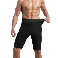 Gym Vêtements Hommes Sauna Shorts Corps Shaper Slimmer Néoprène Athletic Yoga Pantalon Pantalon de compression Souffre Sweat Short1