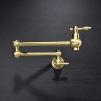 EE. UU. Pot Blinger Faucet Wall Mount Gold USPS A16