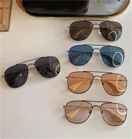 Shinny Fashion Grey 0514 Gafas de sol piloto negro Gafas de oro Gafas Hombres Top Shades Sonenbrille Calidad con gafas de sol Mlfkk 0514s