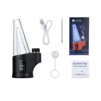 2021 Hato H2 Enail Wax Vaporizer kits Concentrate Shatter Budder Dabs Rig 400F-700 800F Continuous Tempreature Setting 5Color Lighting 2800mAh Battery
