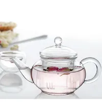 Zestawy do herbaty kawy 250 ml wysokiej jakości wysokiej jakości opornych na ciepło szklane szklane czajnik wewnętrzny filtr herbaty kett kung fu co bbynmb bdesports
