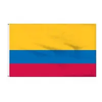 Colombia Country National Flags 3'x5'ft 100D Poliester Outdoor Hot Sprzedaż Wysoka jakość z dwoma mosiądzami
