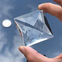 50mm suspendu Suncatcher Prism DIY Pendentif Pendentif Décoration Crystal PARTIE PARTIE ARRIGUS VERRE VERRE ARRIVER Filtre H Jlluro