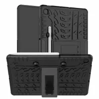 Schokbestendige Tough Armor Drop Bescherming Case Cover Kickstand voor Samsung Galaxy Tab S6 Lite Case 10.4 ", SM-P610 / P615