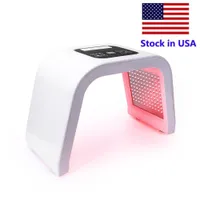 Lager i USA Professional 7 f￤rger PDT LED Mask Facial Light Therapy Skin Rejuvenation Device Spa Acne Remover Anti-Wrinkle Beauty-behandling FedEx