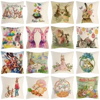 Cuscino di Pasqua coniglietto di Pasqua coniglietto colorato cuscino da cuscino per uso domestico prodotti decorativi cuscino in magazzino B0110