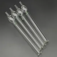 QBSOMKガラスパイプオイルバーナー3ドットドット20cm長さ大きなガラス手喫煙パイプ熱い販売