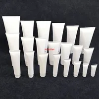 Weiße Creme-Rohr-Kunststoff-weicher Schlauchbehälter mit Schraubkappe-kosmetische Lotion-Flasche, Shampoo-Flaschengut-Qualität
