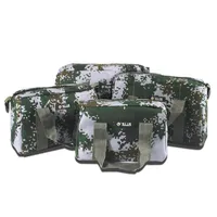 Storage Bags Multi-Function Tool Bag Camouflage Canvas Electrician Waterproof Hand Carry Tote Home Toolkit Metal Hardware Parts