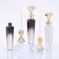 Venta al por mayor Luxury Diamond Lip Gloss Tubes Claro Vacío Tubo Botella Envases Envases Recariadores Lip Gloss Botellas