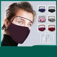 Lunettes de protection et masque Une pièce lavable réutilisable fasion masque pour masques pour adultes masques résistant à la poussière design imprimé design